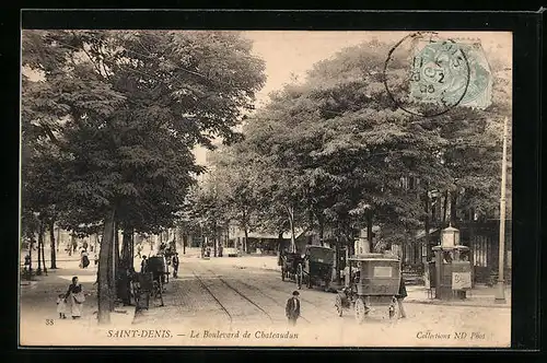 AK Saint-Denis, Le Boulevard de Chateaudun