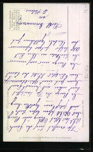 Künstler-AK Mutter denkt an den Sohn, Soldatenliebe