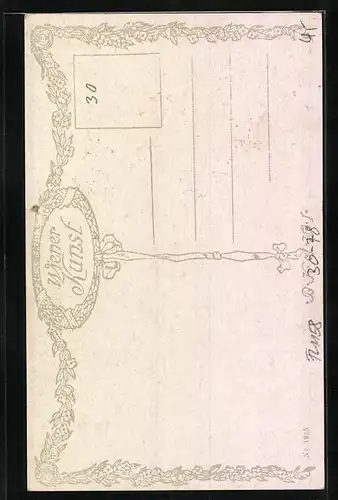 Künstler-AK Österreichischer Soldat im Herbst