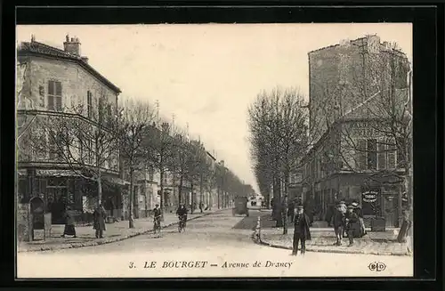 AK Le Bourget, Avenue de Drancy