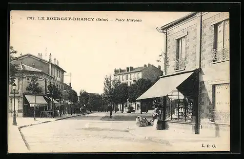 AK Le Bourget-Drancy, Place Marceau