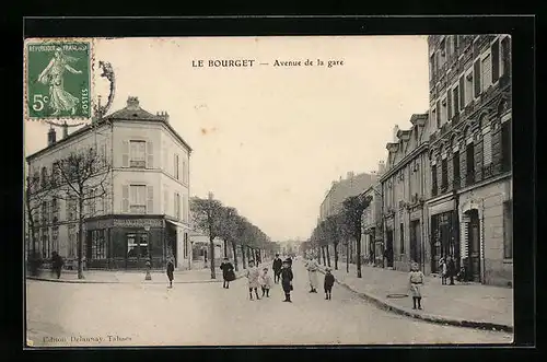 AK Le Bourget, Avenue de la gare