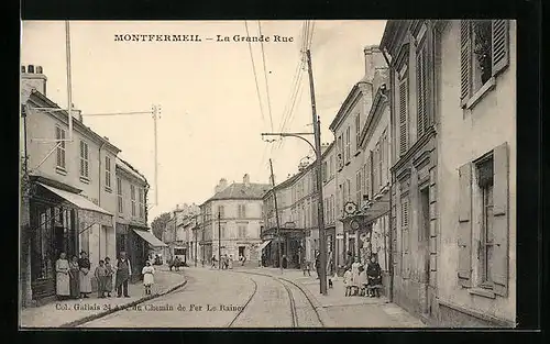 AK Montfermeil, La Grande Rue