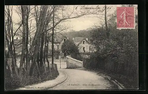 AK Le Raincy, Allée du Réservoir