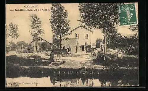 AK Gargan, Le Jardin Perdu vu du Canal