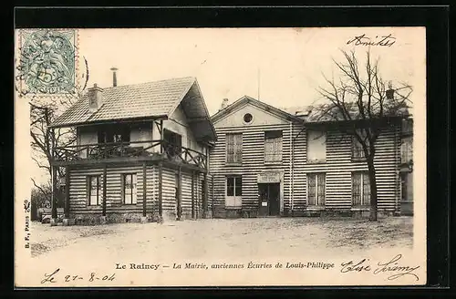 AK Le Raincy, La Mairie, anciennes Écuries de Louis-Philipe