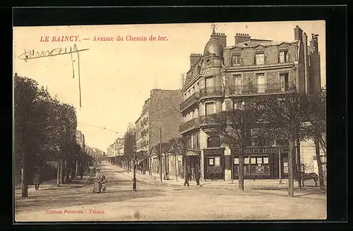 AK Le Raincy, Avenue du Chemin de fer