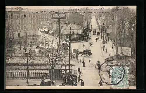 AK Le Raincy, Le Passage a niveau du Raincy-Villemomble