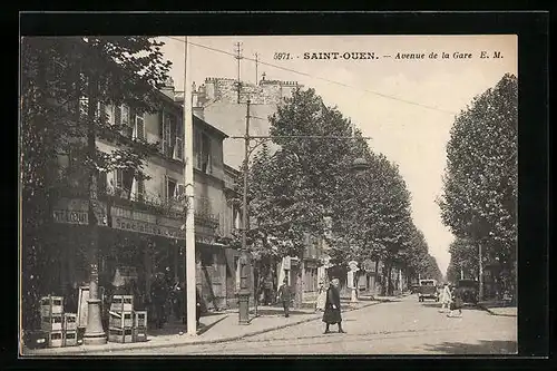 AK Saint-Ouen, Avenue de la Gare