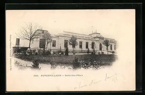 AK Aubervilliers, Salle des Fêtes