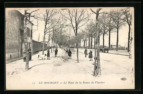 AK Le Bourget, Le Haut de la Route de Flandre