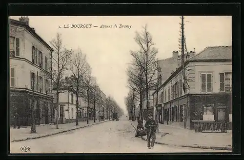 AK Le Bourget, Avenue de Drancy