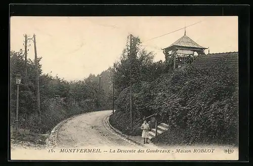 AK Monfermeil, La Descente des Goudreaux, Maison Roblot