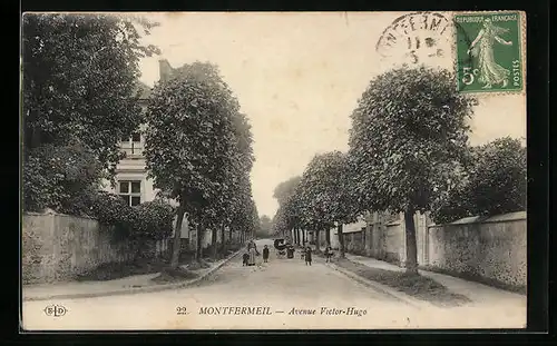 AK Montfermeil, Avenue Victor-Hugo