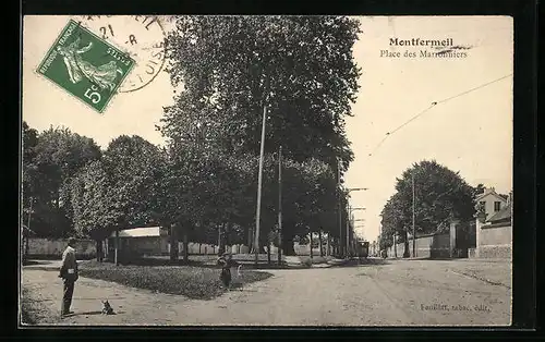 AK Montfermeil, Place des Marronniers