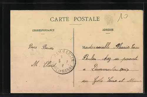 AK Montfermeil, La Descente sur Chelles