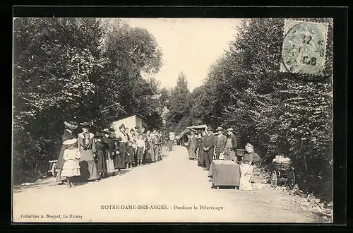 AK Notre-Dame-Des-Anges, Pendant le Pèlerinage