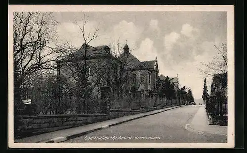 AK Saarbrücken-St. Arnual, Strasse am Krankenhaus