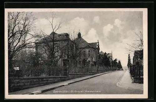 AK Saarbrücken-St. Arnual, Strasse am Krankenhaus