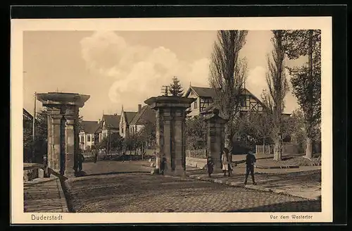 AK Duderstadt, Strasse Vor dem Westertor