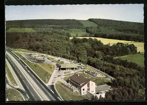 AK Herford, Bundesautobahn-Raststätte, Nord- und Südseite