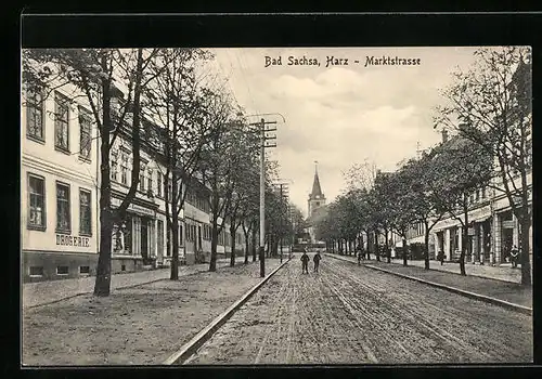 AK Bad Sachsa / Harz, Kinder auf der Marktstrasse