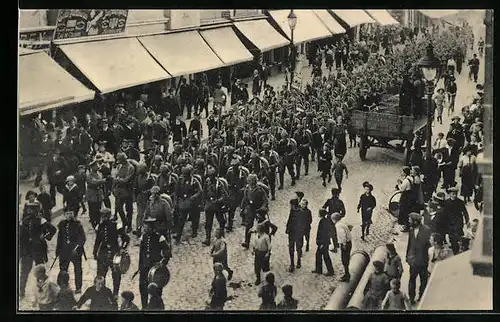 AK Göttingen, Parade an Erinnerung des 3. Ausmarsch Kriegsfreiwilliger
