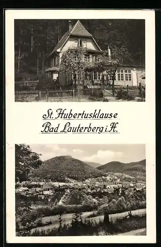 AK Bad Lauterberg i. H., Gasthaus St. Hubertusklause