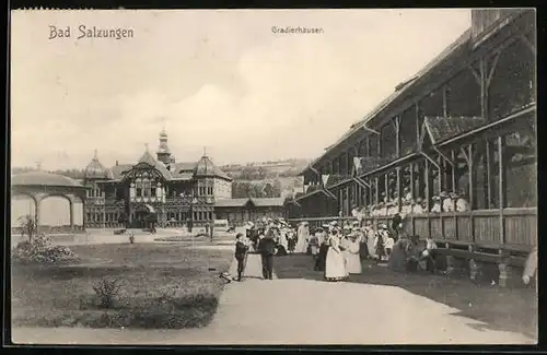 AK Bad Salzungen, Gruppenfoto vor den Gradierhäusern