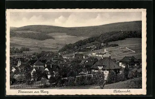 AK Kreiensen am harz, Panorama mit Landschaft