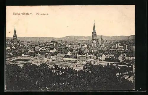 AK Kaiserslautern, Panoramaansicht der Stadt