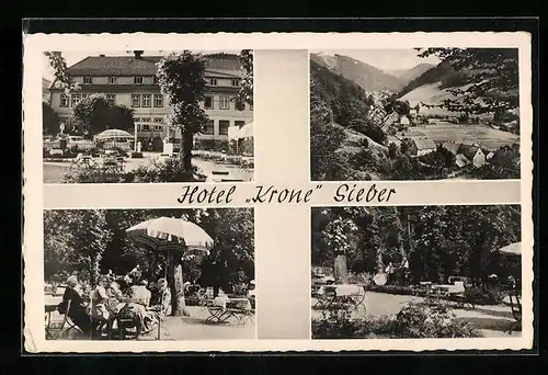AK Sieber, Hotel und Gasthaus Krone, Aussenansicht