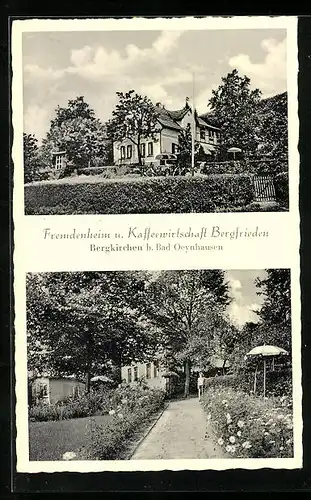 AK Bergkirchen / Bad Oeynhausen, Gasthaus Bergfrieden