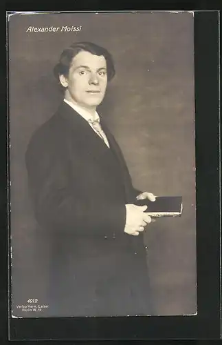 AK Schauspieler Alexander Moissi im Kostüm einer Filmrolle