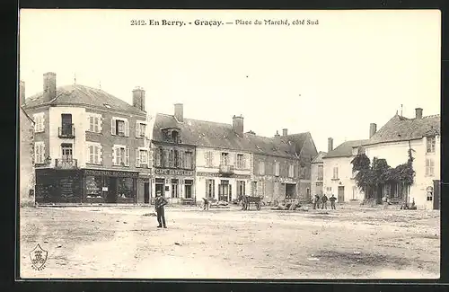 AK Gracay, Place du Marchè, cotè Sud