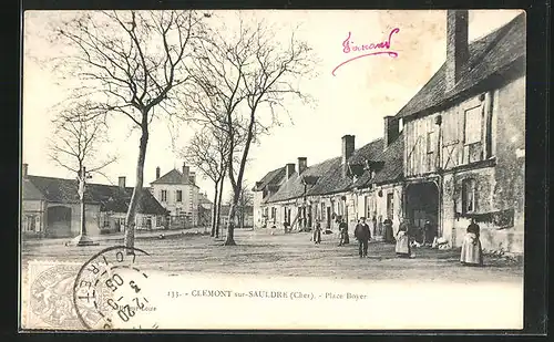AK Clemont-sur-Sauldre, Place Boyer