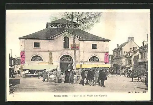 AK Sancoins, Place de la Halle aux Grains