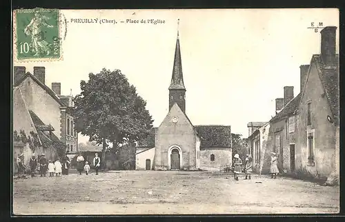 AK Preuilly, Place de l`Eglise