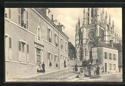 AK Chateauneuf-sur-Cher, Ouvroir de Notre-Dame des Enfants