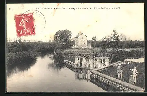 AK La Chapelle-D`Angillon, Les Bords de la Petite Sauldre, Le Moulin