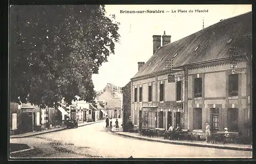 AK Brinon-sur-Sauldre, La Place du Marchè