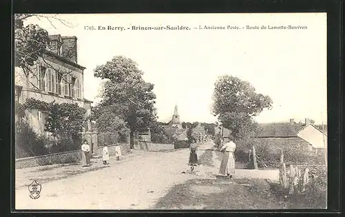 AK Brinon-sur-Sauldre, L`Ancienne Poste, Route de Lamotte-Beuvron