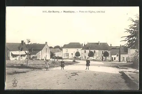 AK Montigny, Place de l`Eglise, cotè Sud