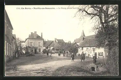 AK Neuilly-en-Sancerre, Le Bourg, partie Sud-Est