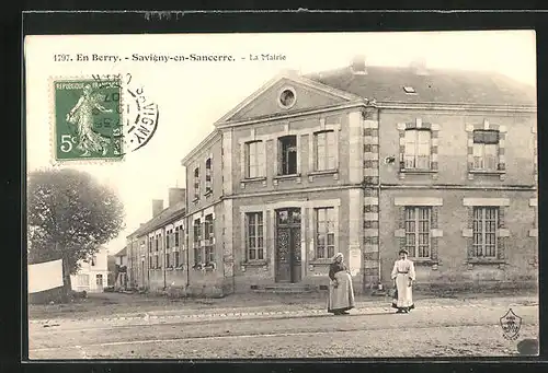 AK Savigny-en-Sancerre, La Mairie