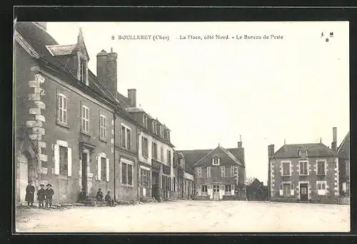 AK Boulleret, La Place, cotè Nord - Le Bureau de Poste