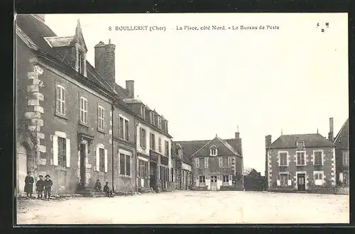 AK Boulleret, La Place, cotè Nord - Le Bureau de Poste