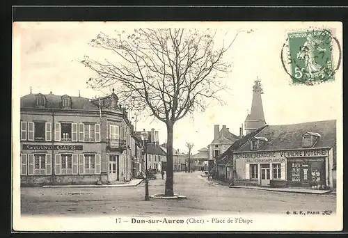 AK Dun-sur-Auron, Place de l`Ètape