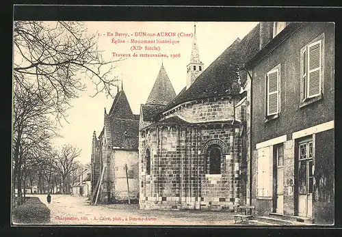 AK Dun-sur-Auron, Èglise-Monument historique