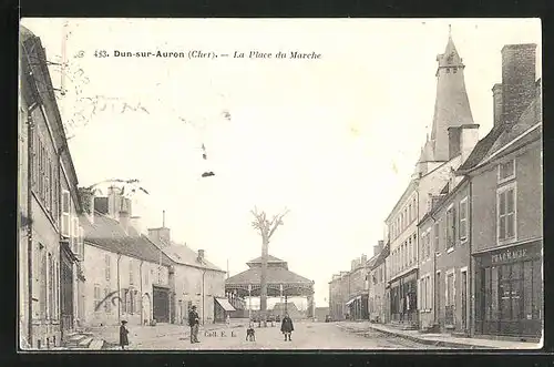 AK Dun-sur-Auron, La Place du Marche
